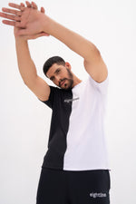 Load image into Gallery viewer, Monochrome Dry Fit Tracksuit - Black &amp; White
