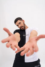 Load image into Gallery viewer, Monochrome Dry Fit Tracksuit - Black &amp; White
