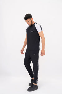 Black and White Velocity Tracksuit