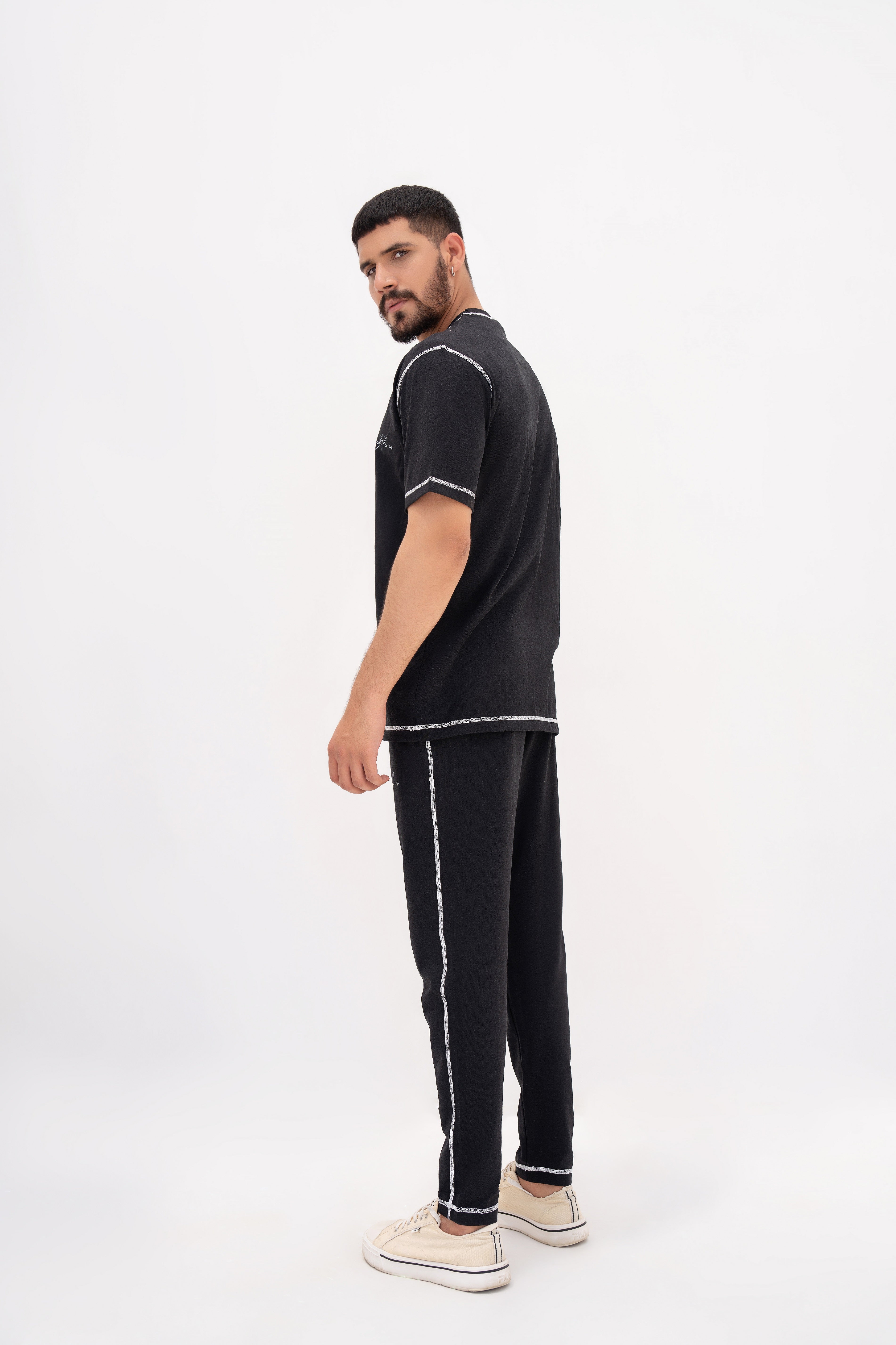 Black Basic Signature Tracksuiit