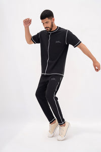 Black Basic Signature Tracksuiit