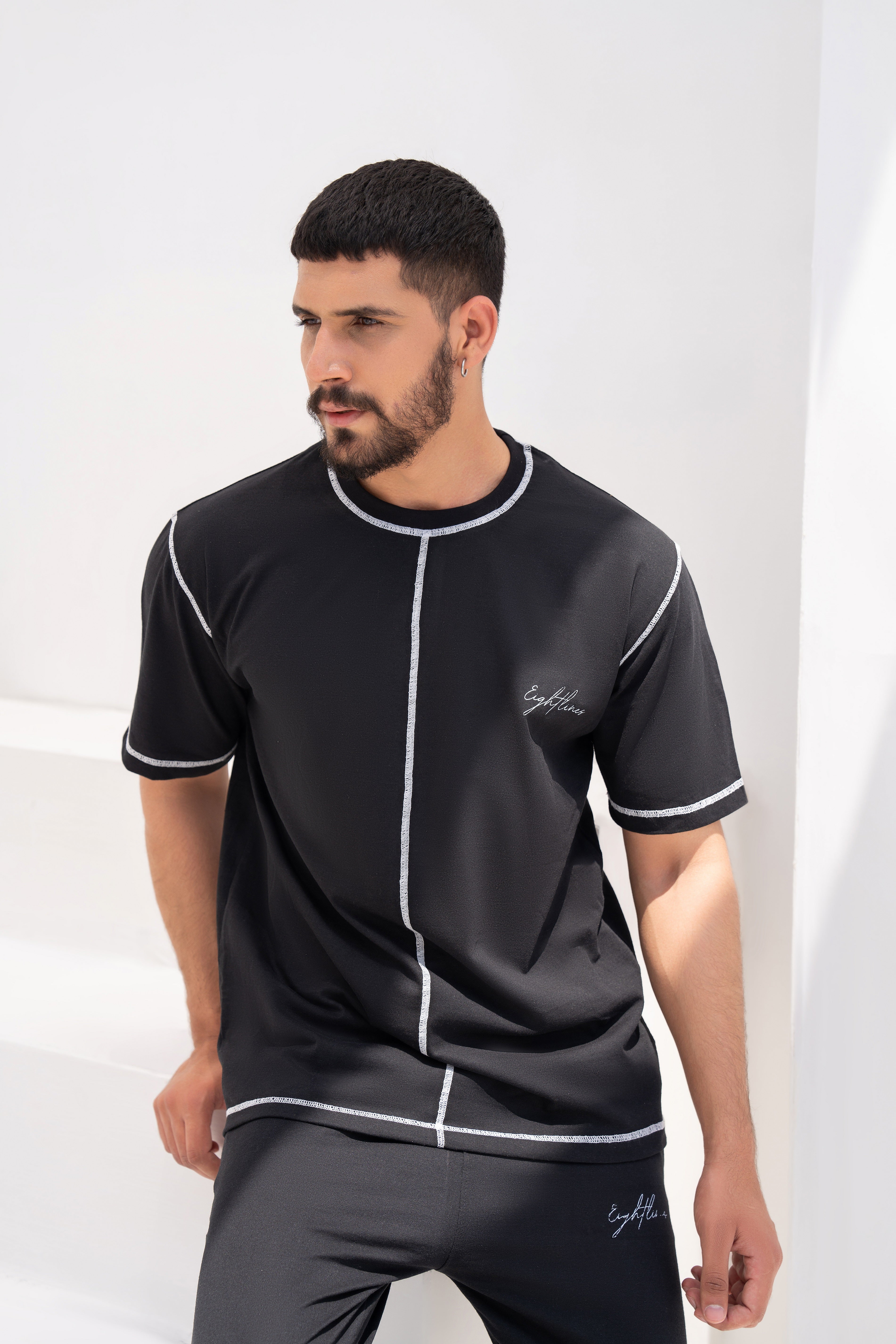 Black Basic Signature Tracksuiit