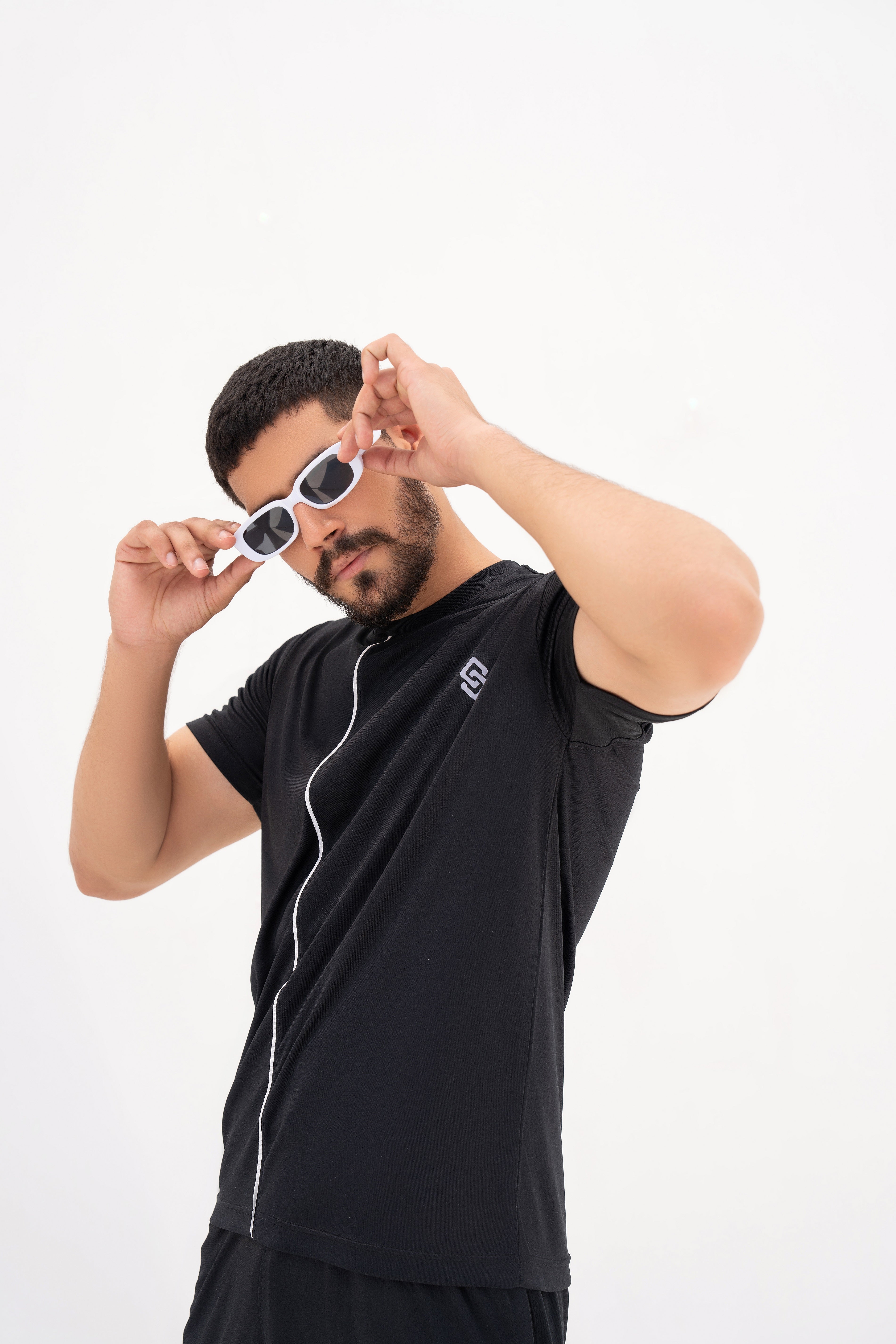 Graphite Glide Dry-Fit Tracksuit - Black