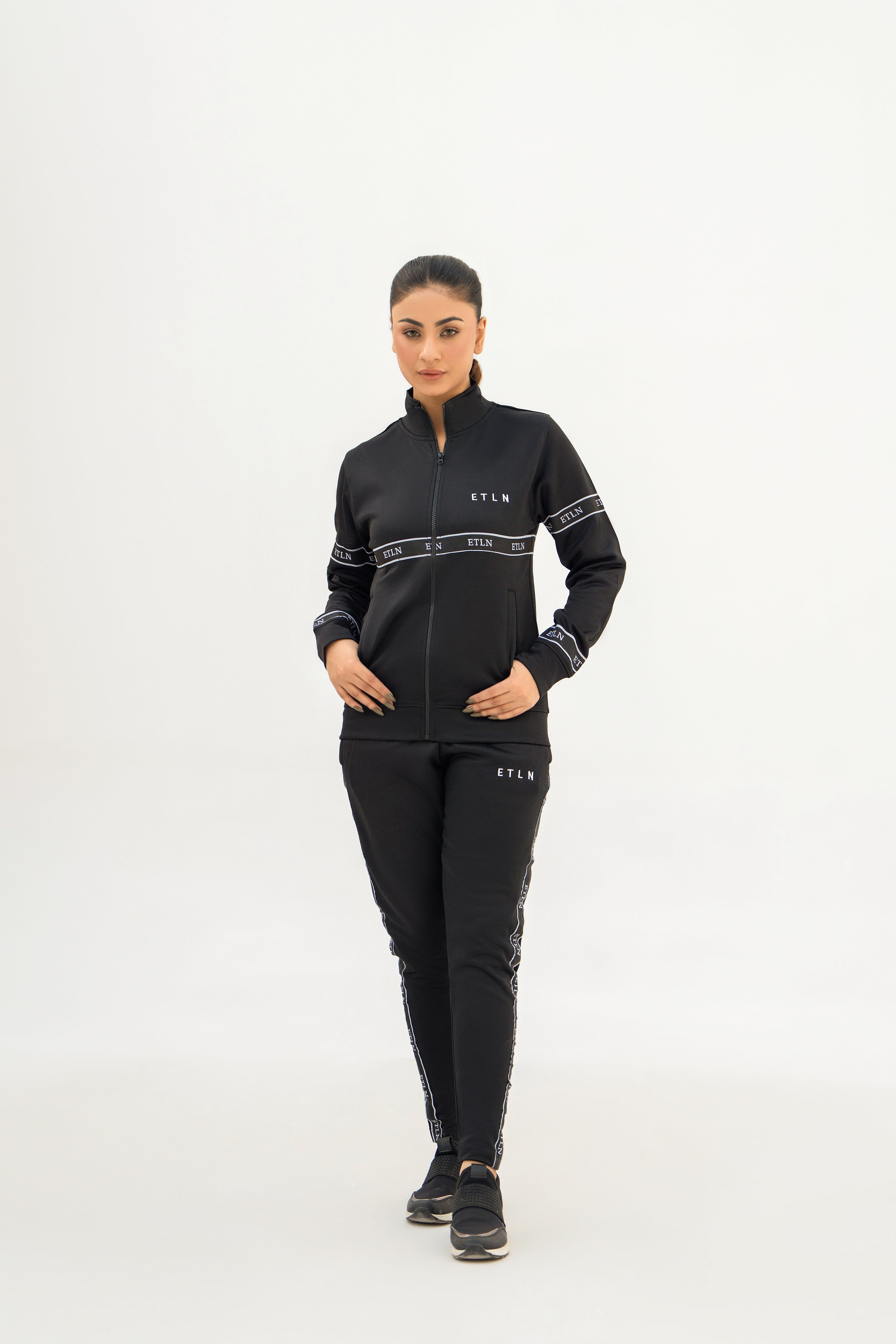 Midnight Signature Tracksuit - Black