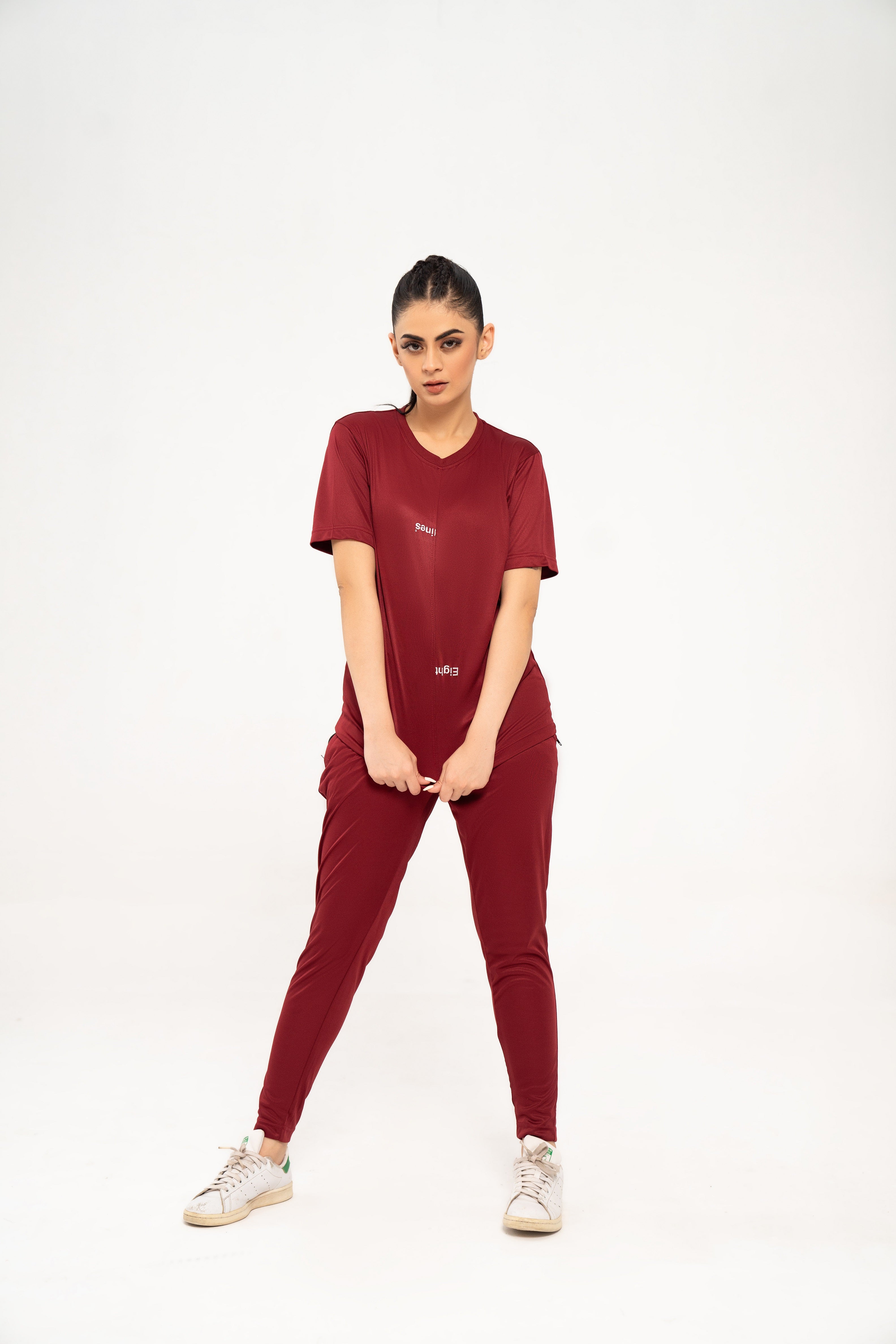 Basic Quick Dry Tracksuit - Maroon