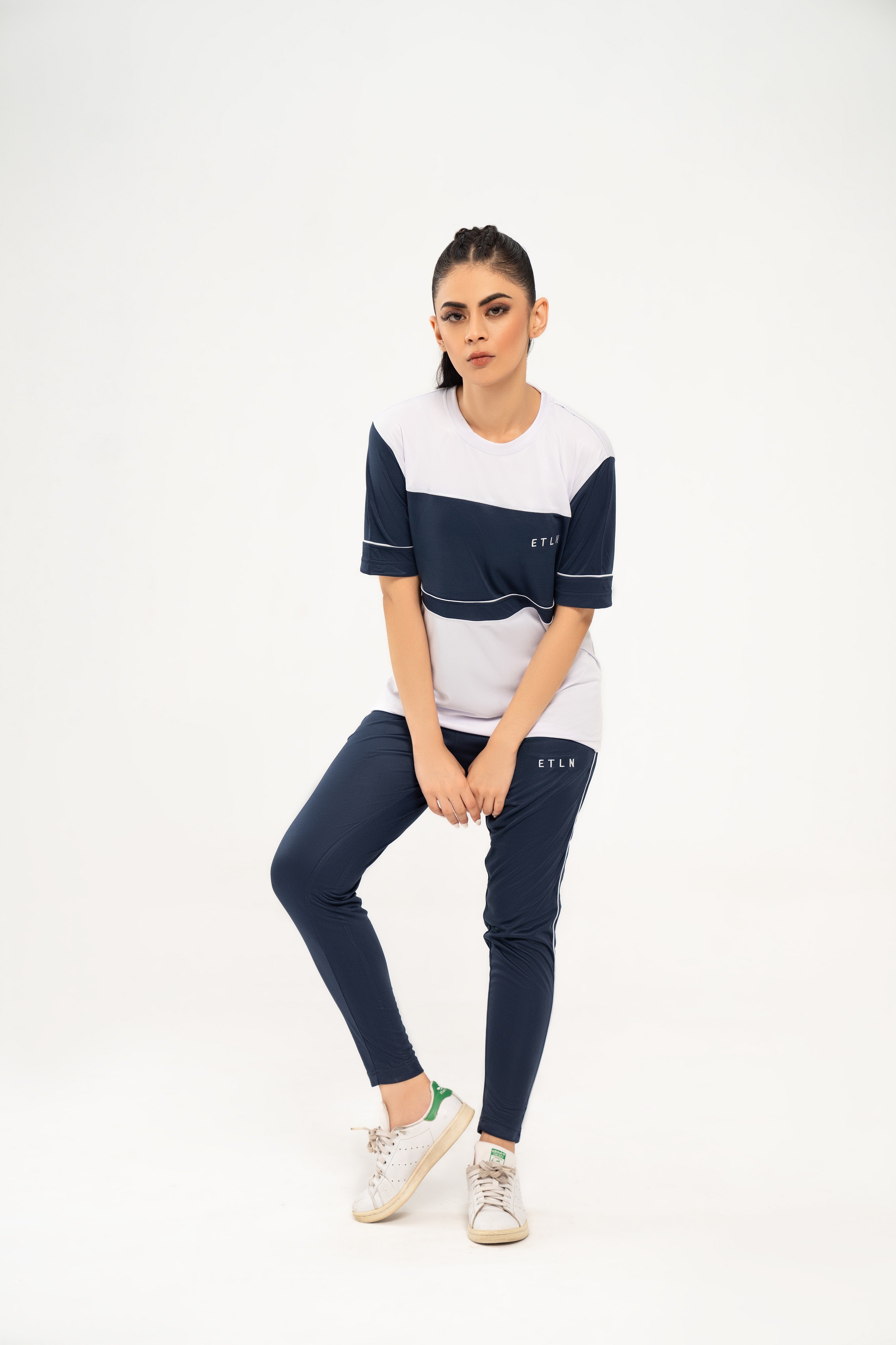 Navy and White Dry tracksuit