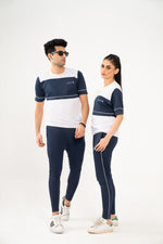 Load image into Gallery viewer, Navy and White Dry tracksuit
