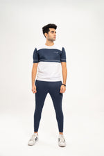 Load image into Gallery viewer, Navy and White Dry tracksuit
