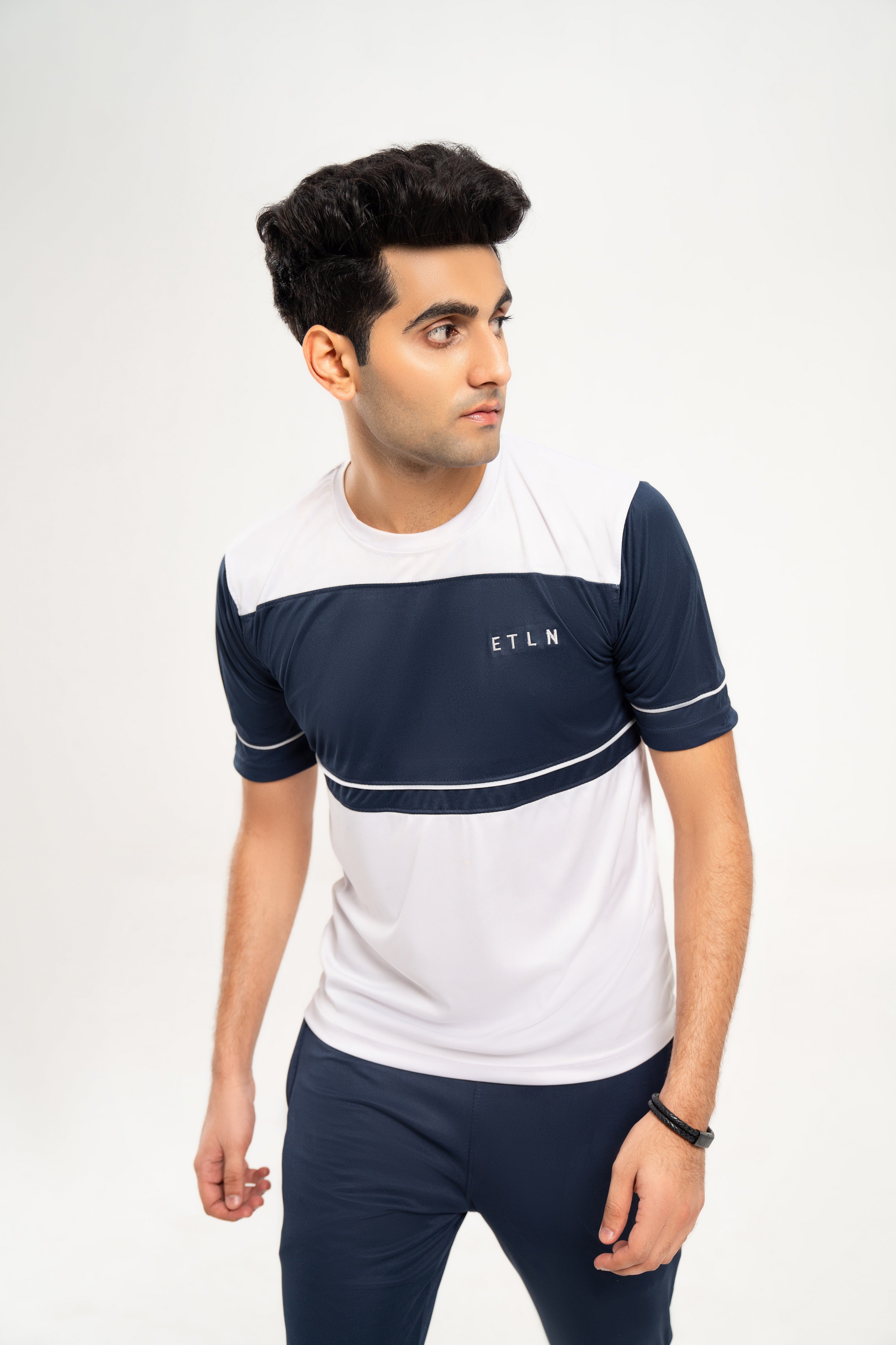 Navy and White Dry tracksuit
