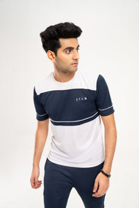 Navy and White Dry tracksuit