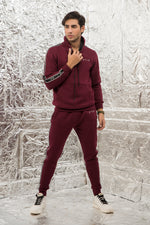 Load image into Gallery viewer, Maroon ETLN Tape Tracksuit
