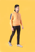 Load image into Gallery viewer, EL Symbolic Hoodie - Mustard/Navy
