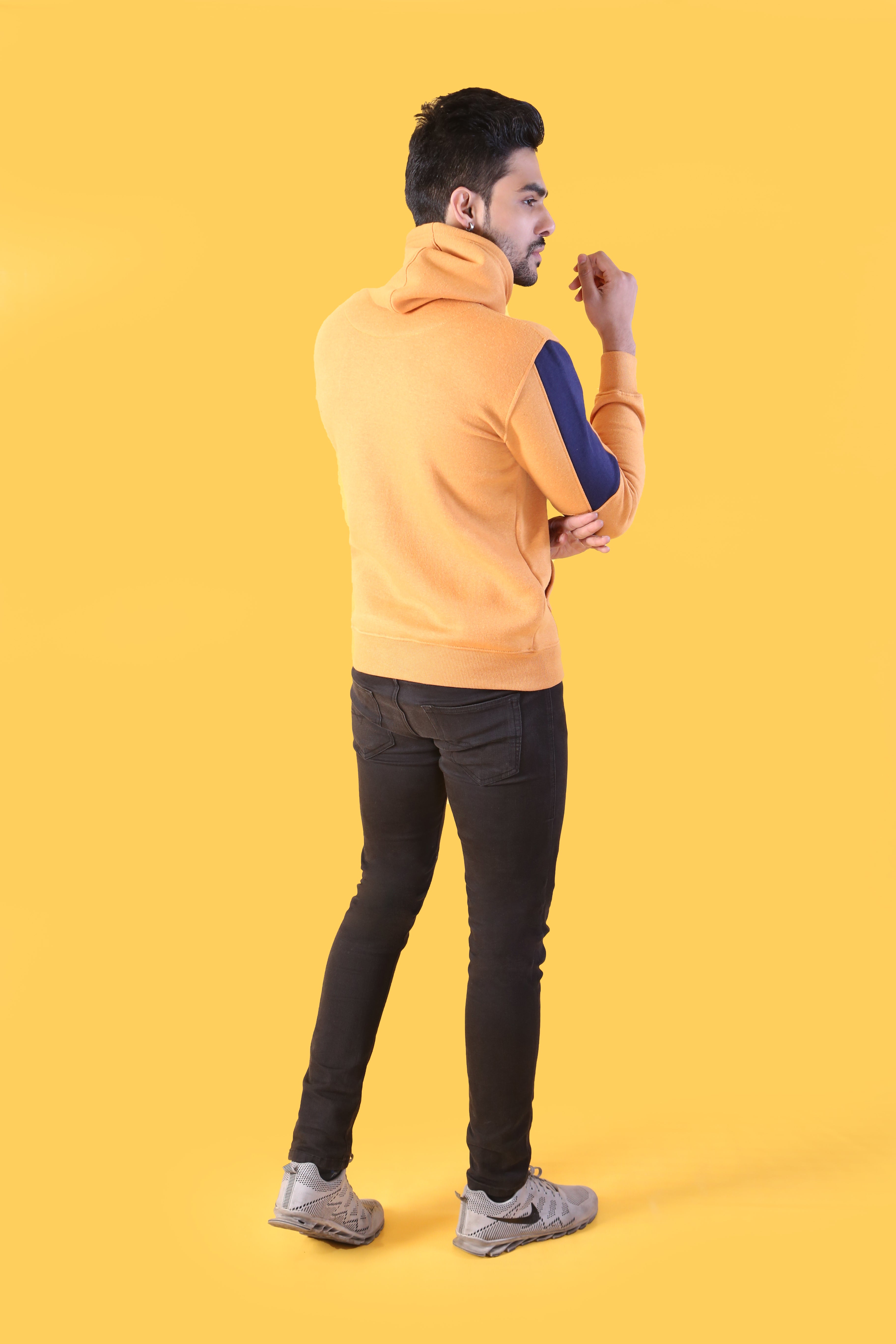 EL Symbolic Hoodie - Mustard/Navy