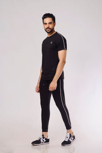 Prime series French tape Tracksuit - black