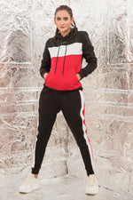 Load image into Gallery viewer, Basic Sporty Tracksuit - Black
