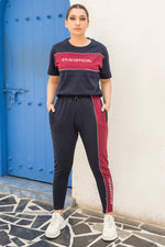 Load image into Gallery viewer, Statement ETLN/Official Tracksuit - Maroon/Navy
