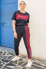 Load image into Gallery viewer, Statement ETLN/Official Tracksuit - Maroon/Navy
