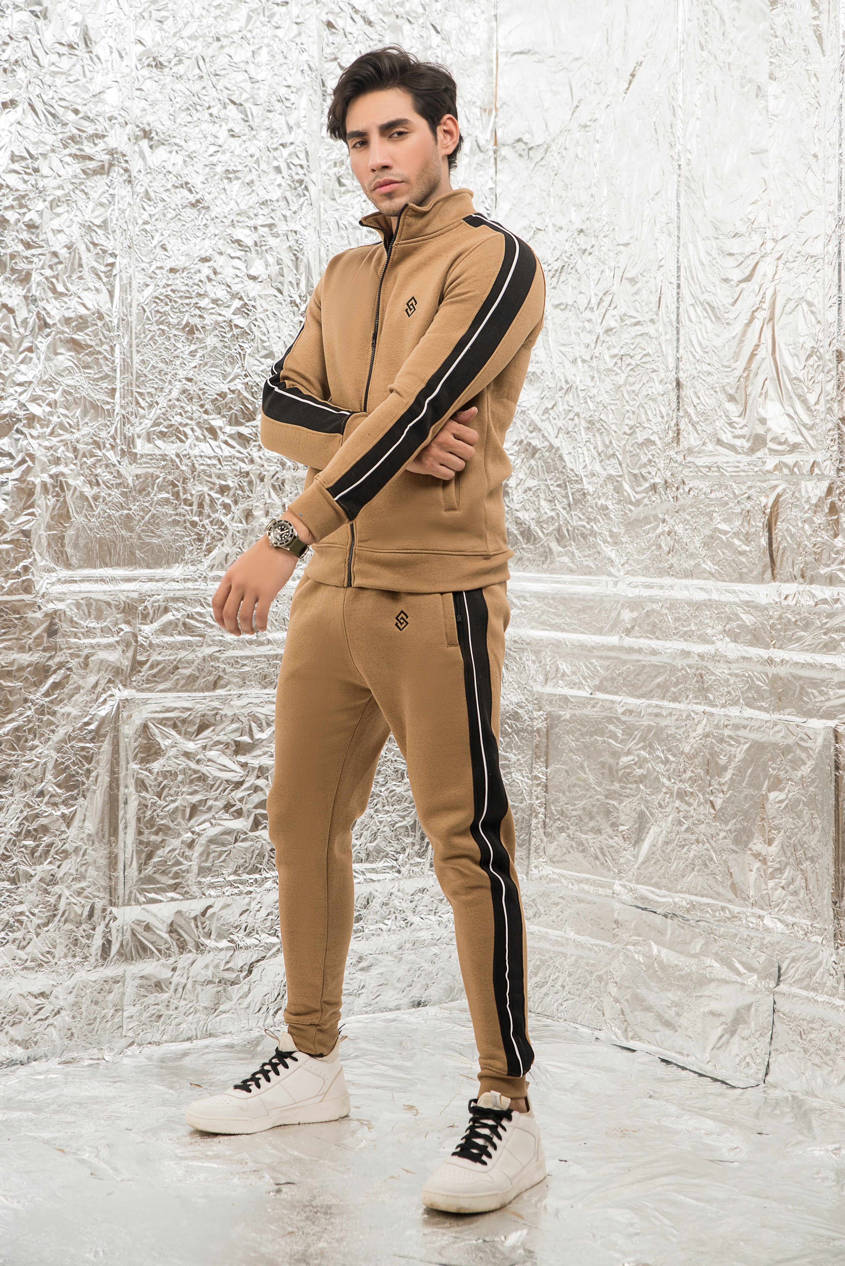 Eightlines Organic Tracksuit - Khaki